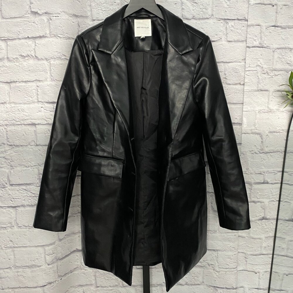 Leather Trench Coat